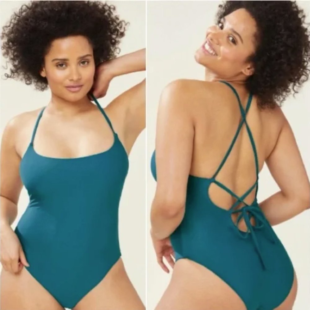 Andie Swim The Fiji One Piece - Med - NWT - AZURE Swimsuit Bathing Suit